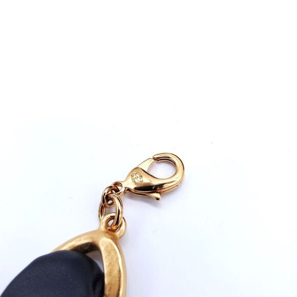 CHANEL Lambskin CC Bow Chain Belt Black Gold - Picture 6 of 8